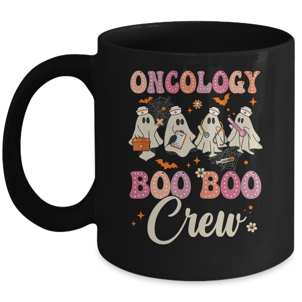Oncology Nurse Boo Boo Crew Ghost Nurse Halloween Costume Mug | teecentury