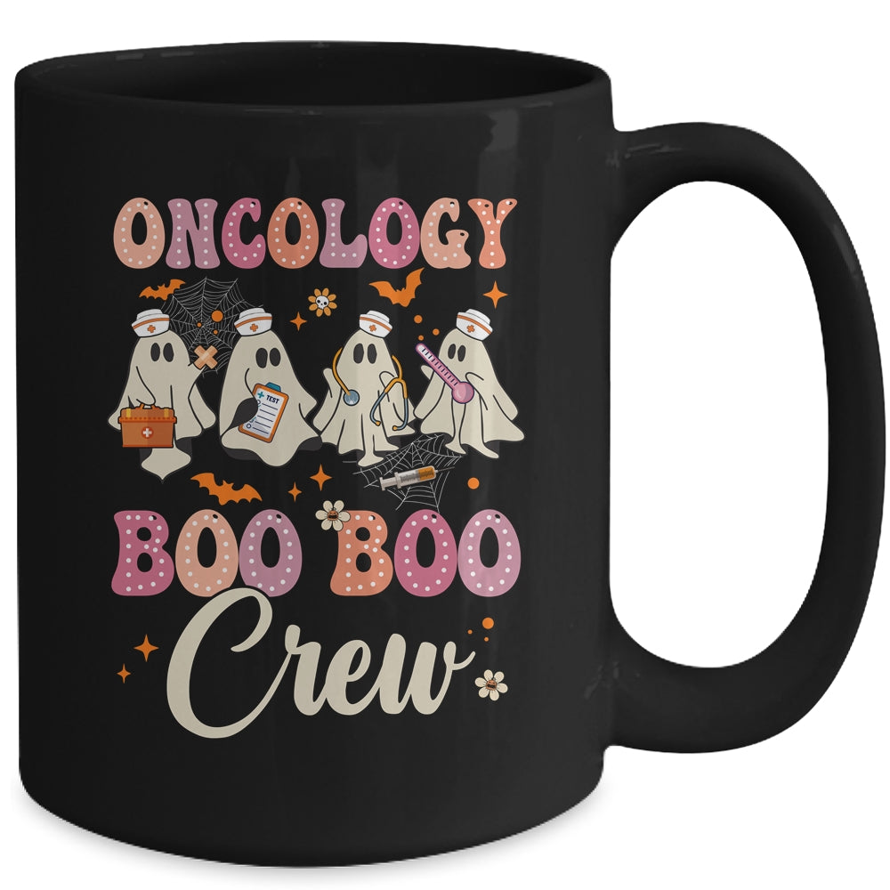 Oncology Nurse Boo Boo Crew Ghost Nurse Halloween Costume Mug | teecentury