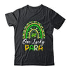 One Lucky Para St Patricks Day Cute Rainbow Leopard Shamrock Shirt & Hoodie | teecentury