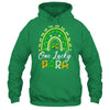 One Lucky Para St Patricks Day Cute Rainbow Leopard Shamrock Shirt & Hoodie | teecentury