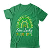 One Lucky Principal St Patricks Day Rainbow Leopard Shamrock Shirt & Hoodie | teecentury