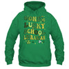 One Lucky School Librarian St Patricks Day Groovy Retro Shamrock Shirt & Hoodie | teecentury