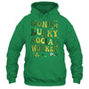 One Lucky Social Worker St Patricks Day Groovy Retro Shamrock Shirt & Hoodie | teecentury