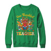One Thankful Teacher Thanksgiving Cute Turkey Fall Season Shirt & Sweatshirt | teecentury