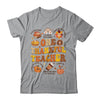 One Thankful Teacher Thanksgiving Retro Groovy Fall Teachers Shirt & Sweatshirt | teecentury