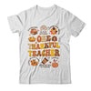 One Thankful Teacher Thanksgiving Retro Groovy Fall Teachers Shirt & Sweatshirt | teecentury