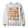 One Thankful Teacher Thanksgiving Retro Groovy Fall Teachers Shirt & Sweatshirt | teecentury