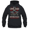 Only A Cool Dad Rides Motorcycles Biker Men Father's Day Shirt & Hoodie | teecentury