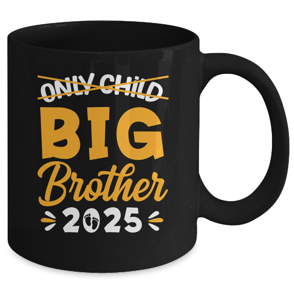 Only Child Big Brother 2025 Promoted To Big Brother Kids Mug | teecentury