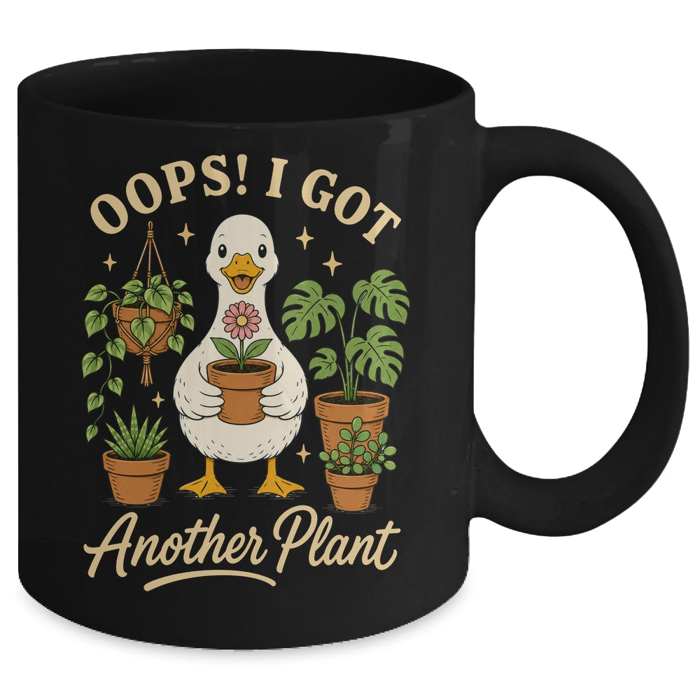 Oops I Got Another Plant Duck Goose Funny Plant Lover Mug | teecentury