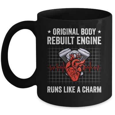 Open Heart Surgery Art Men Women After Transplant Recovery Mug | teecentury