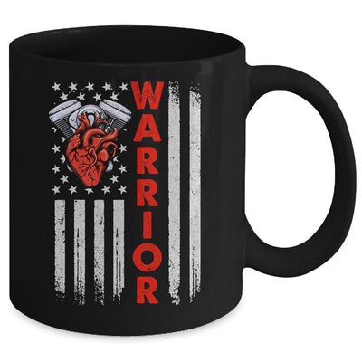 Open Heart Surgery Warrior For Heart Patients Survivor Flag Mug | teecentury