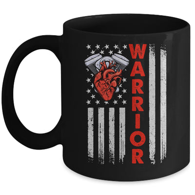 Open Heart Surgery Warrior For Heart Patients Survivor Flag Mug | teecentury