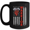 Open Heart Surgery Warrior For Heart Patients Survivor Flag Mug | teecentury