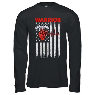 Open Heart Surgery Warrior For Men Women Survivor Flag Shirt & Hoodie | teecentury