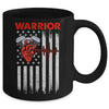 Open Heart Surgery Warrior For Men Women Survivor Flag Mug | teecentury