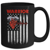 Open Heart Surgery Warrior For Men Women Survivor Flag Mug | teecentury