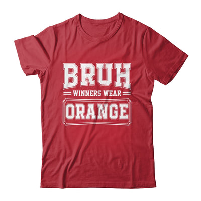 Orange Field Day Team Spirit Bruh Winners Wear Orange Shirt & Hoodie | teecentury