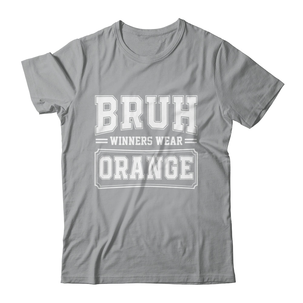 Orange Field Day Team Spirit Bruh Winners Wear Orange Shirt & Hoodie | teecentury