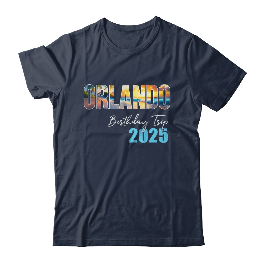 Orlando Birthday Trip 2025 Vacation Party Crew Cruise Shirt & Tank Top | teecentury