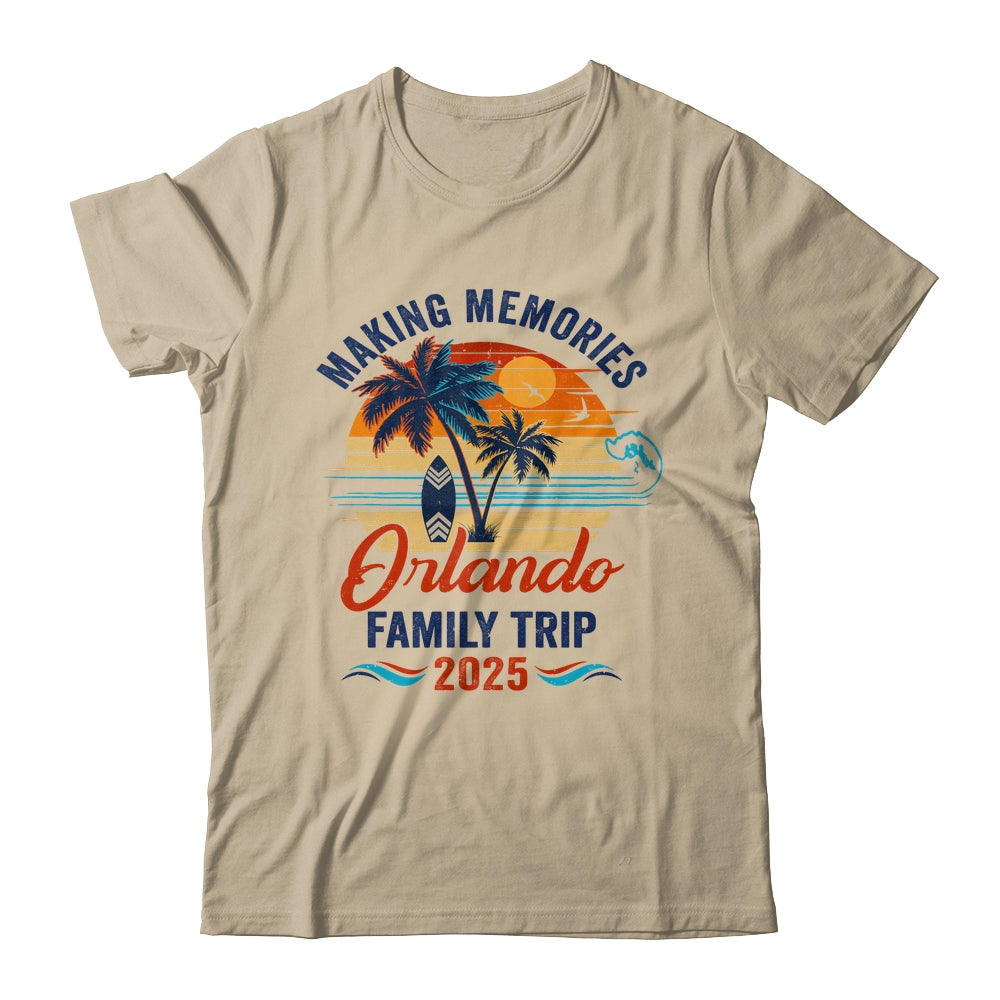 Orlando Family Vacation 2025 Making Memories Together Trip Shirt & Tank Top | teecentury