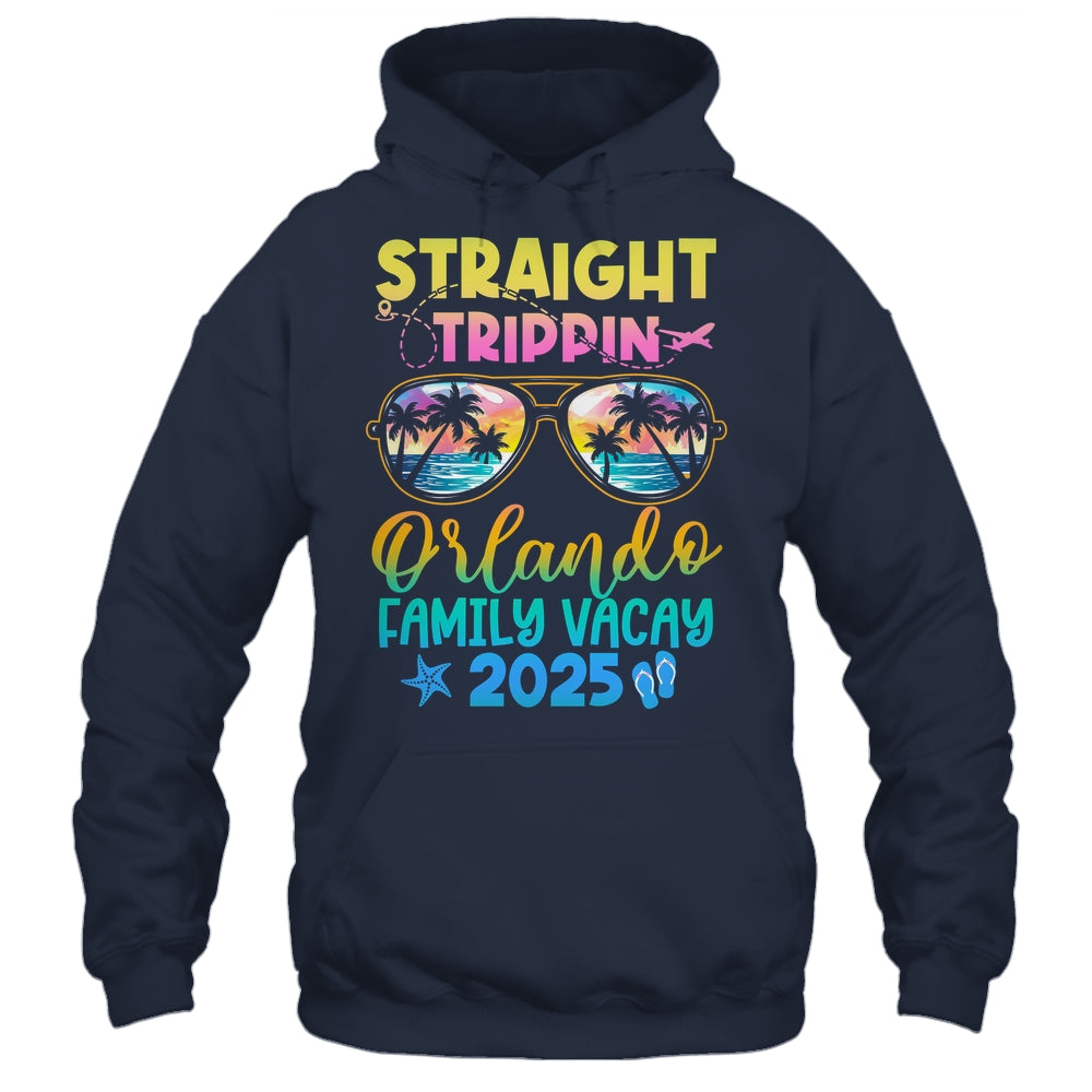 Orlando Family Vacay Vacation 2025 Straight Trippin Shirt & Tank Top | teecentury