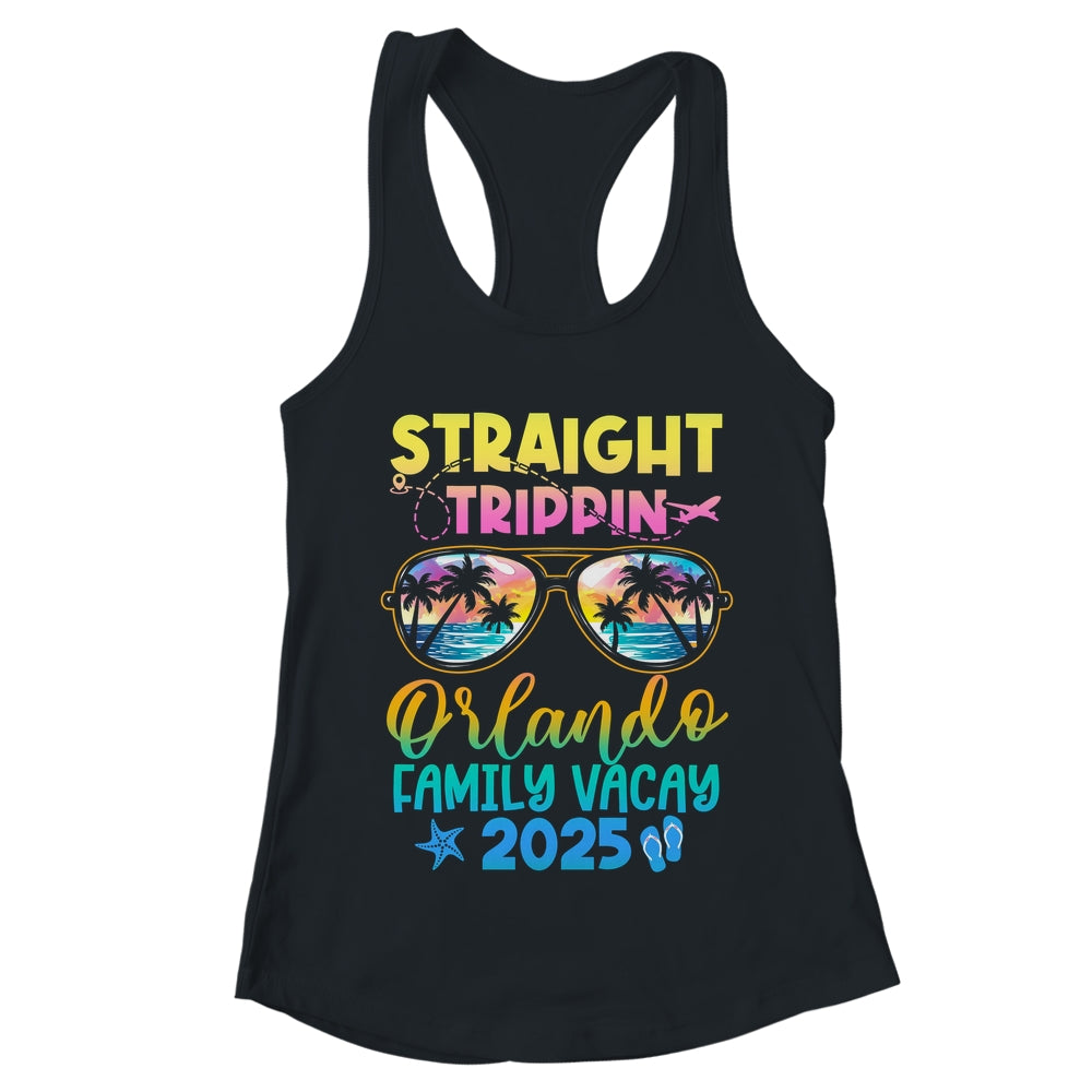 Orlando Family Vacay Vacation 2025 Straight Trippin Shirt & Tank Top | teecentury