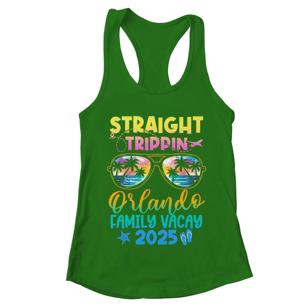 Orlando Family Vacay Vacation 2025 Straight Trippin Shirt & Tank Top | teecentury