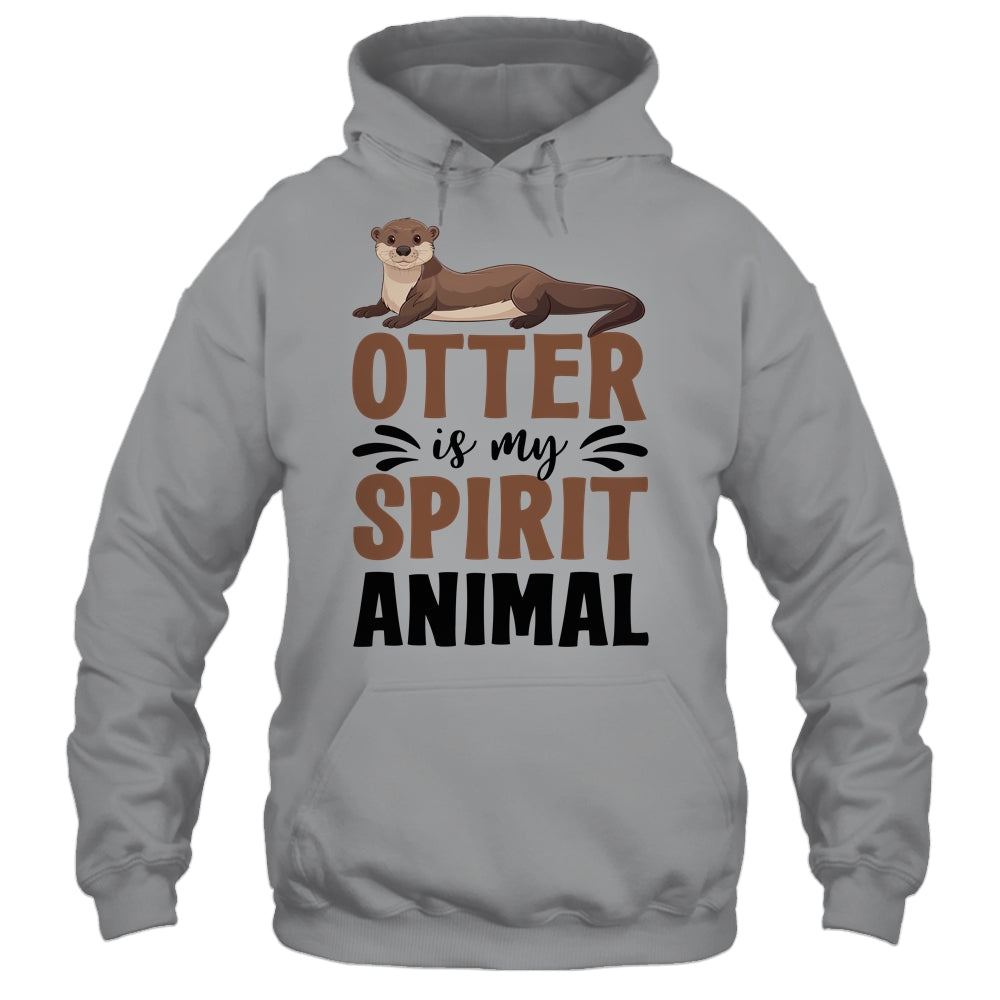Otter Is My Spirit Animal Cute Otters Lover Girls Kids Boy Shirt & Tank Top | teecentury