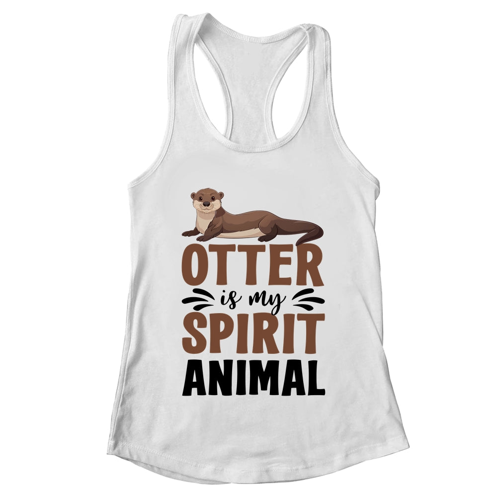 Otter Is My Spirit Animal Cute Otters Lover Girls Kids Boy Shirt & Tank Top | teecentury