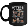 Otter Sea Animals Of The World Chibi Otter Lover Educational Mug | teecentury