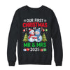 Our First Christmas As Mr & Mrs 2025 Snowman Couple Matching Shirt & Sweatshirt | teecentury