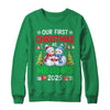 Our First Christmas As Mr & Mrs 2025 Snowman Couple Matching Shirt & Sweatshirt | teecentury