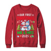 Our First Christmas As Mr & Mrs 2025 Snowman Couple Matching Shirt & Sweatshirt | teecentury