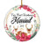Our First Christmas Married Mr And Mrs 2025 Deer Christmas For Wedding Newlywed Couple (15) Christmas Tree Ornament | teecentury