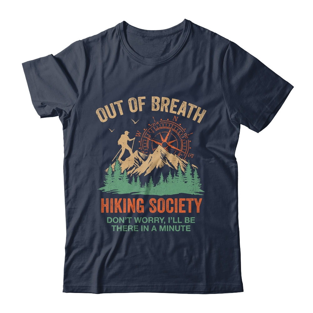Out Of Breath Hiking Society For Men Women Hiker Nature Love Shirt & Tank Top | teecentury