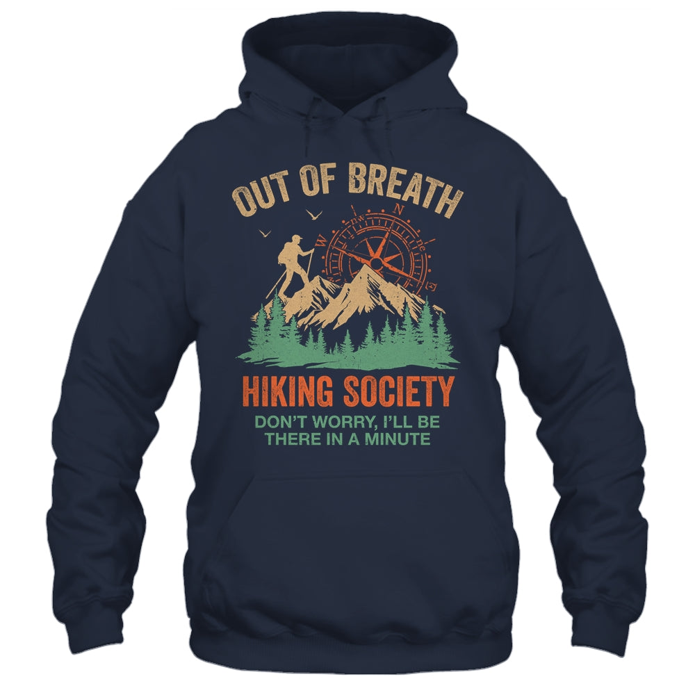 Out Of Breath Hiking Society For Men Women Hiker Nature Love Shirt & Tank Top | teecentury