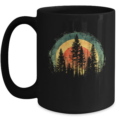 Outdoor Tree Nature Lover Vintage Wildlife Retro Forest Mug | teecentury