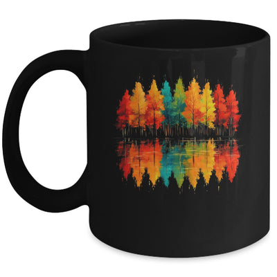Outdoor Wildlife Abstract Nature Reflection Forest Trees Mug | teecentury