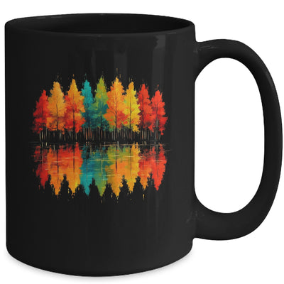 Outdoor Wildlife Abstract Nature Reflection Forest Trees Mug | teecentury