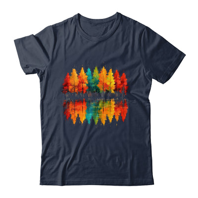 Outdoor Wildlife Abstract Nature Reflection Forest Trees Shirt & Hoodie | teecentury