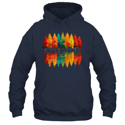 Outdoor Wildlife Abstract Nature Reflection Forest Trees Shirt & Hoodie | teecentury