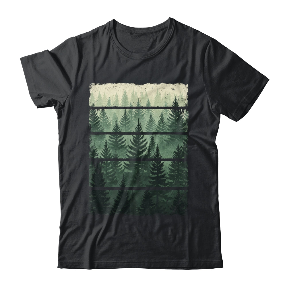 Outdoor Wildlife Nature Forest Trees Vintage Forest Lover Shirt & Hoodie | teecentury