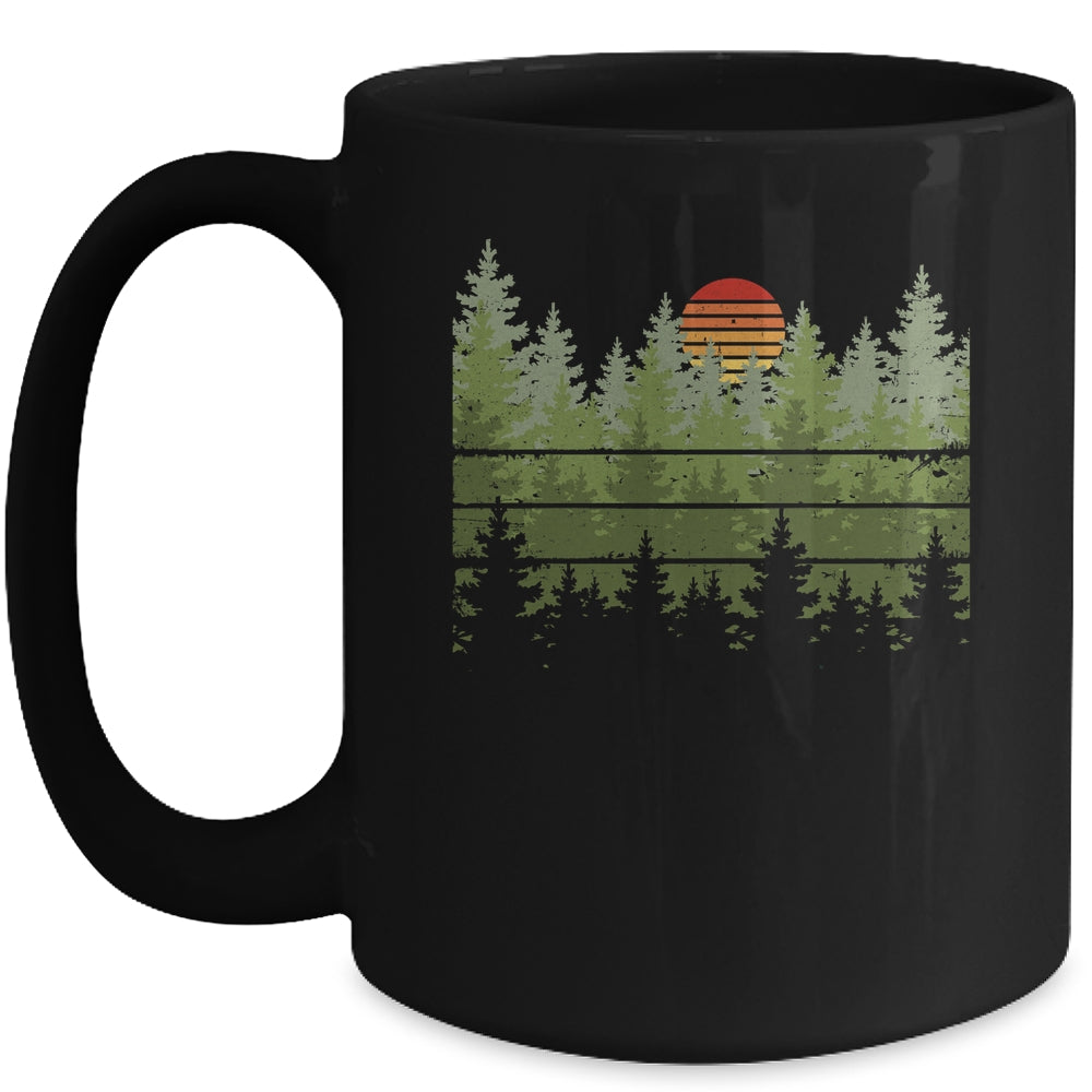 Outdoor Wildlife Nature Forest Trees Wildlife Nature Vintage Mug | teecentury