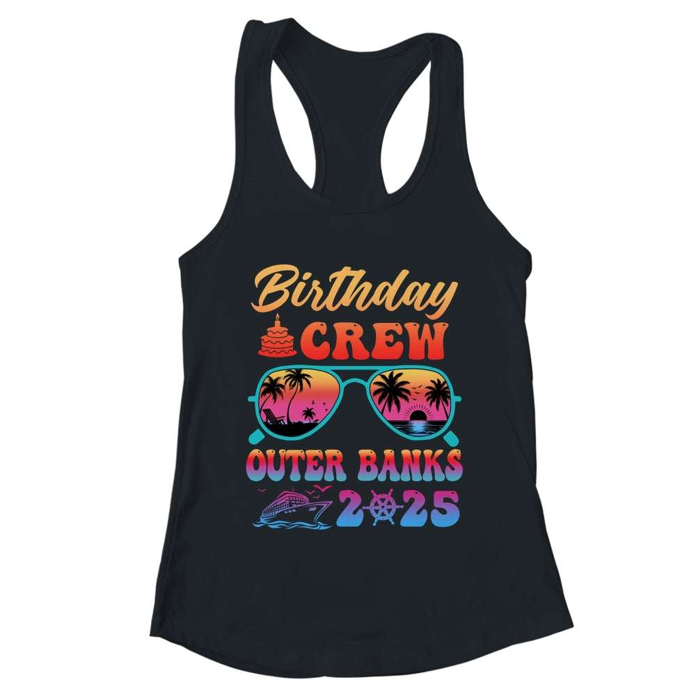 Outer Banks Birthday Crew Vacation Cruise 2025 Summer Trip Group Shirt & Tank Top | teecentury