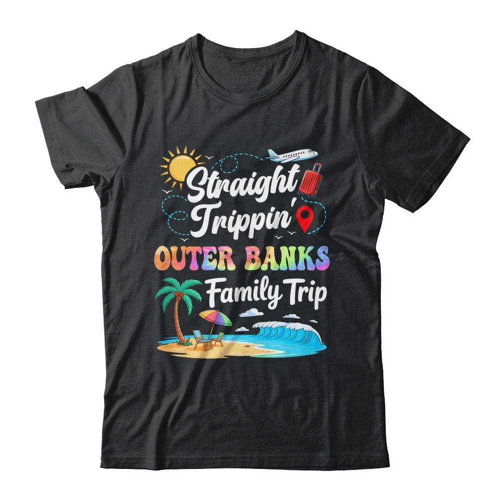 Outer Banks Family Vacation 2025 Straight Trippin Trip Shirt & Tank Top | teecentury