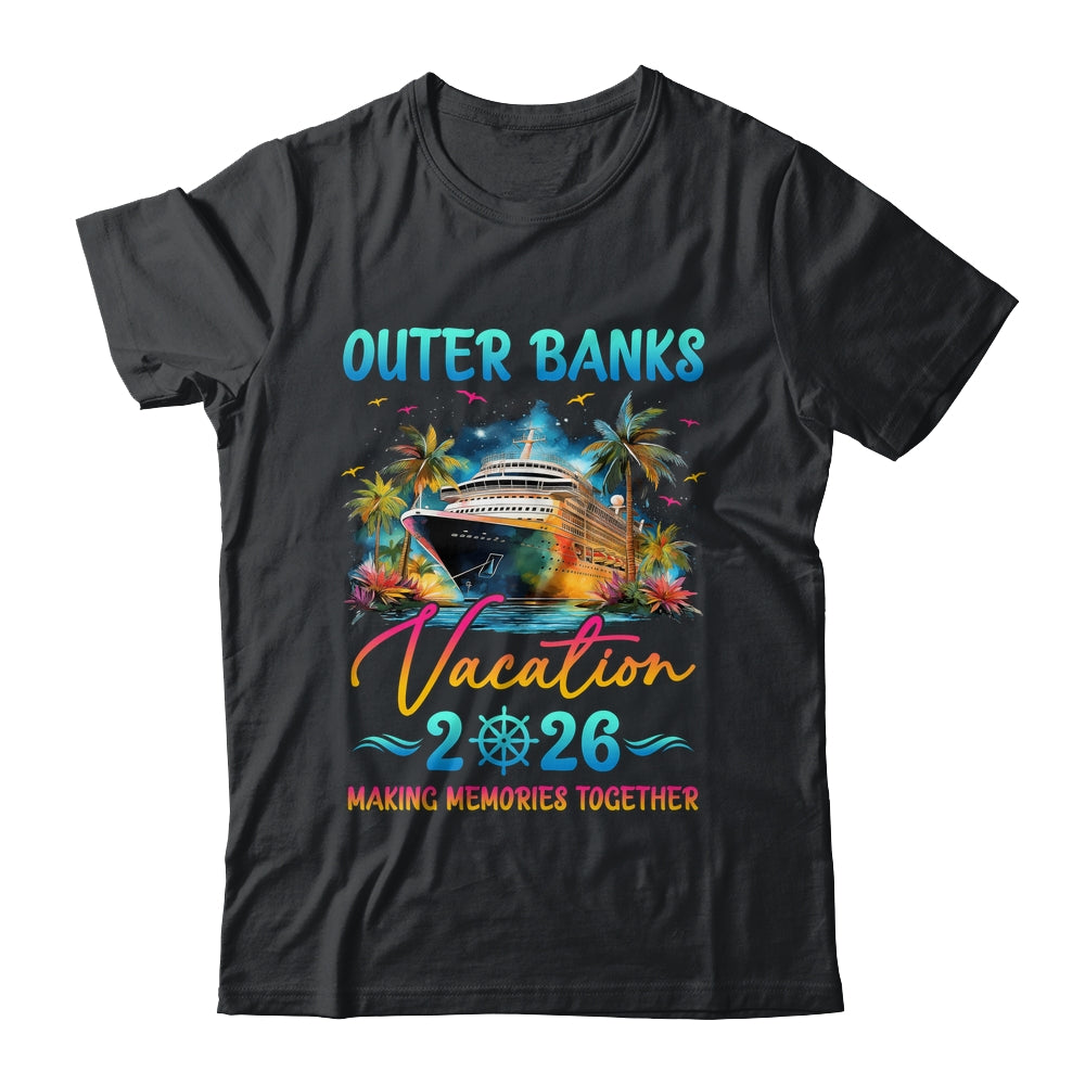 Outer Banks Family Vacation 2026 Matching Group Summer Shirt & Tank Top | teecentury