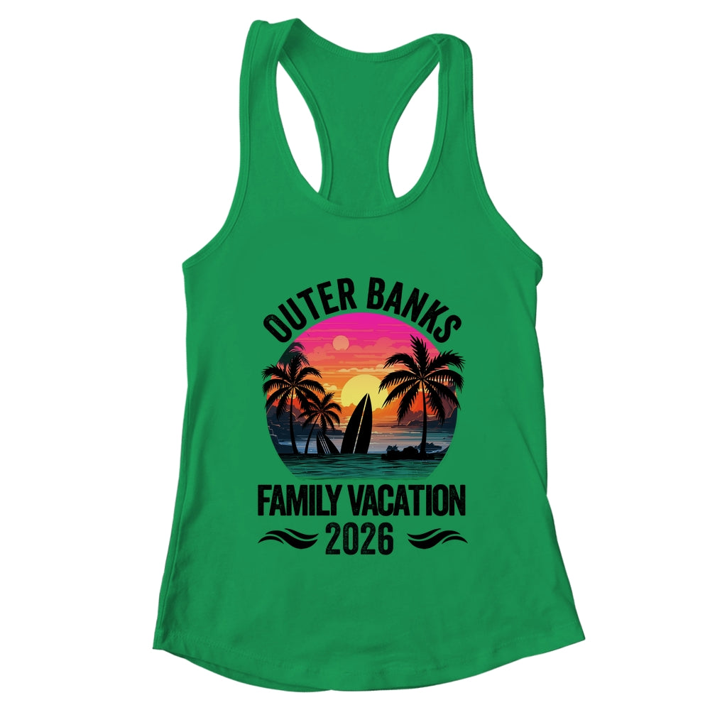 Outer Banks Family Vacation 2026 Matching Outfits Beach Summer Shirt & Tank Top | teecentury