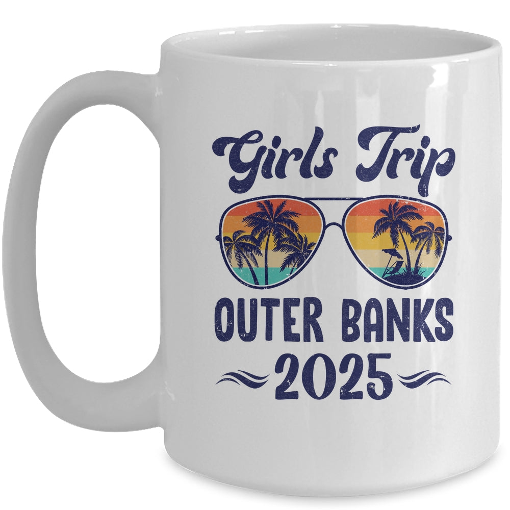 Outer Banks Girls Trip Beach Vacation 2025 Matching Group Mug | teecentury