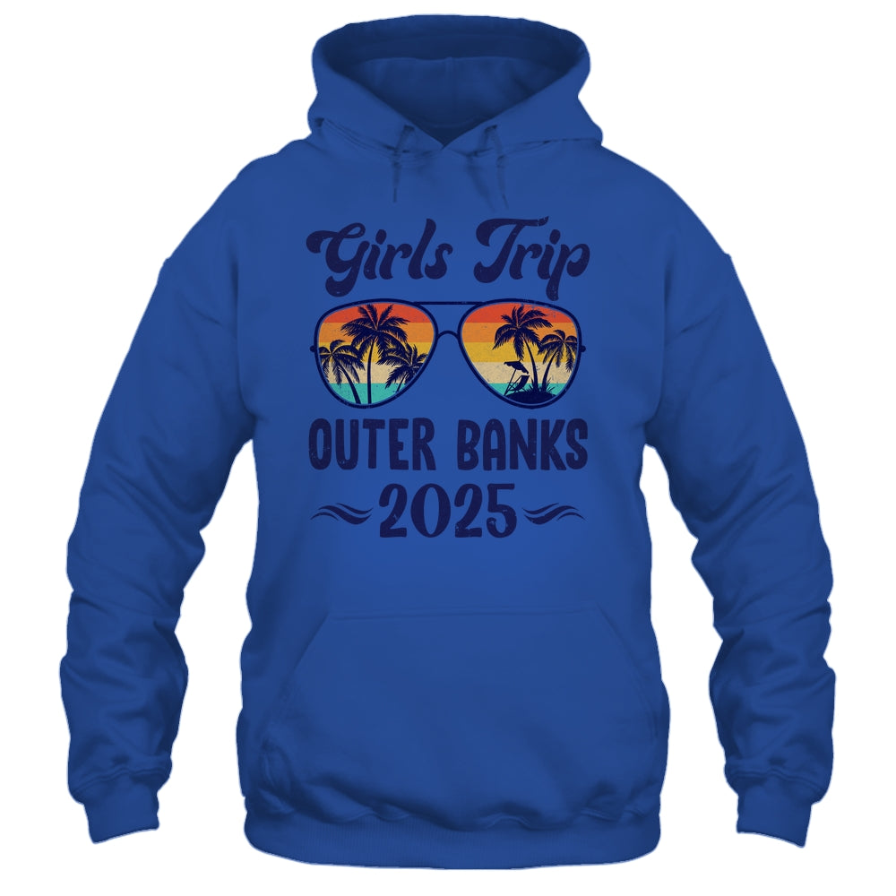 Outer Banks Girls Trip Beach Vacation 2025 Matching Group Shirt & Tank Top | teecentury